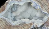 Crystal Filled Dugway Geode (Polished Half) #33143-1